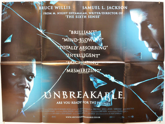 Unbreakable Original Quad Poster - Film Poster - Movie Poster