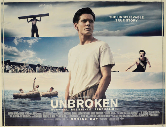 Unbroken Original Quad Poster - Film Poster - Movie Poster  