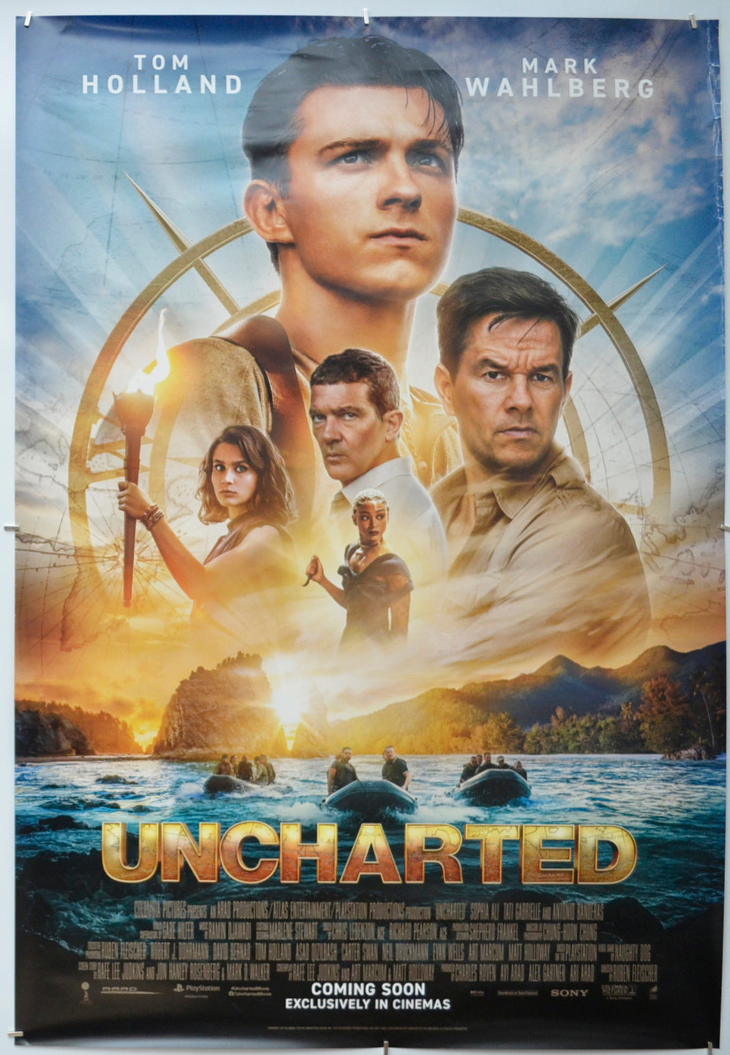 Uncharted Original One Sheet Poster - Film Poster - Movie Poster