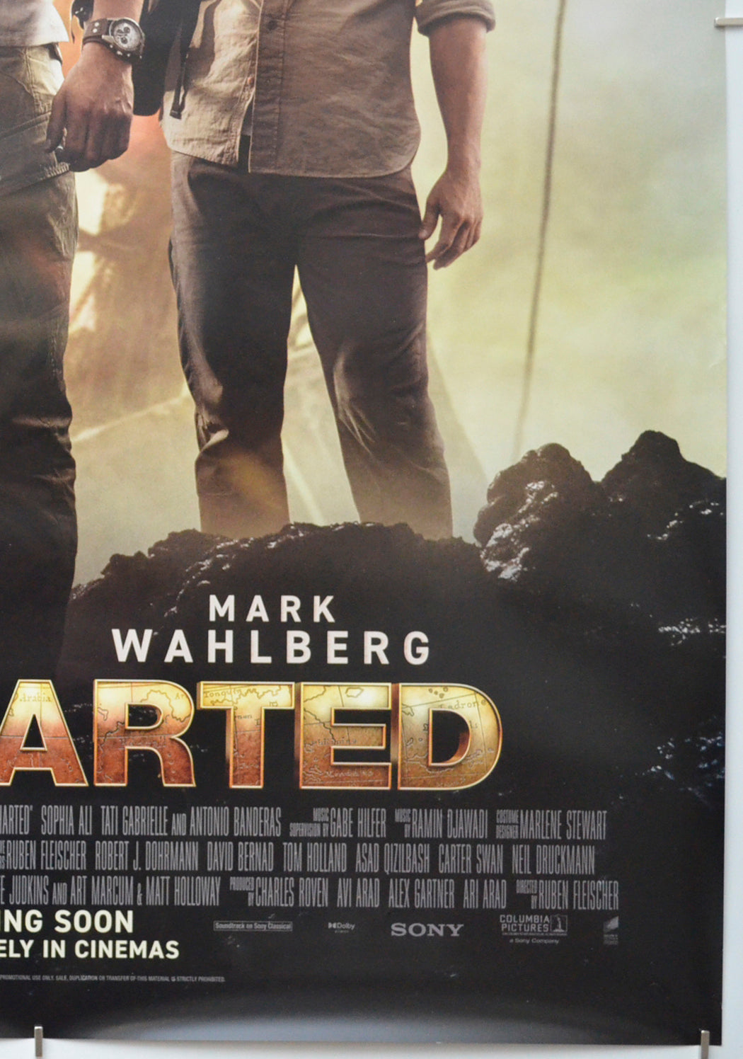 UNCHARTED (Bottom Right) Cinema One Sheet Movie Poster 