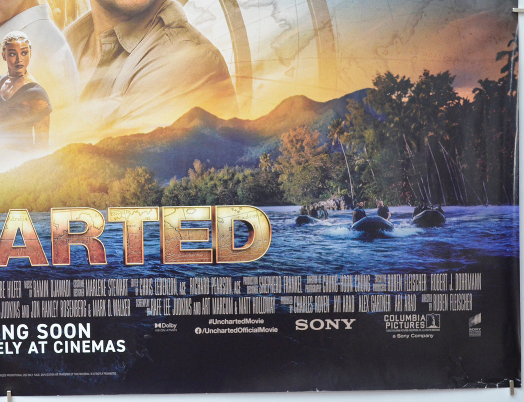 UNCHARTED (Bottom Right) Cinema Quad Movie Poster 