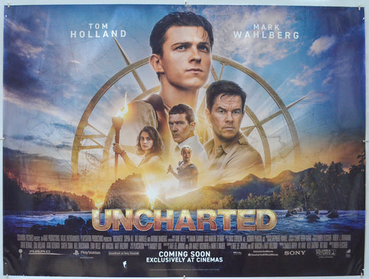 Uncharted Original Quad Poster - Film Poster - Movie Poster