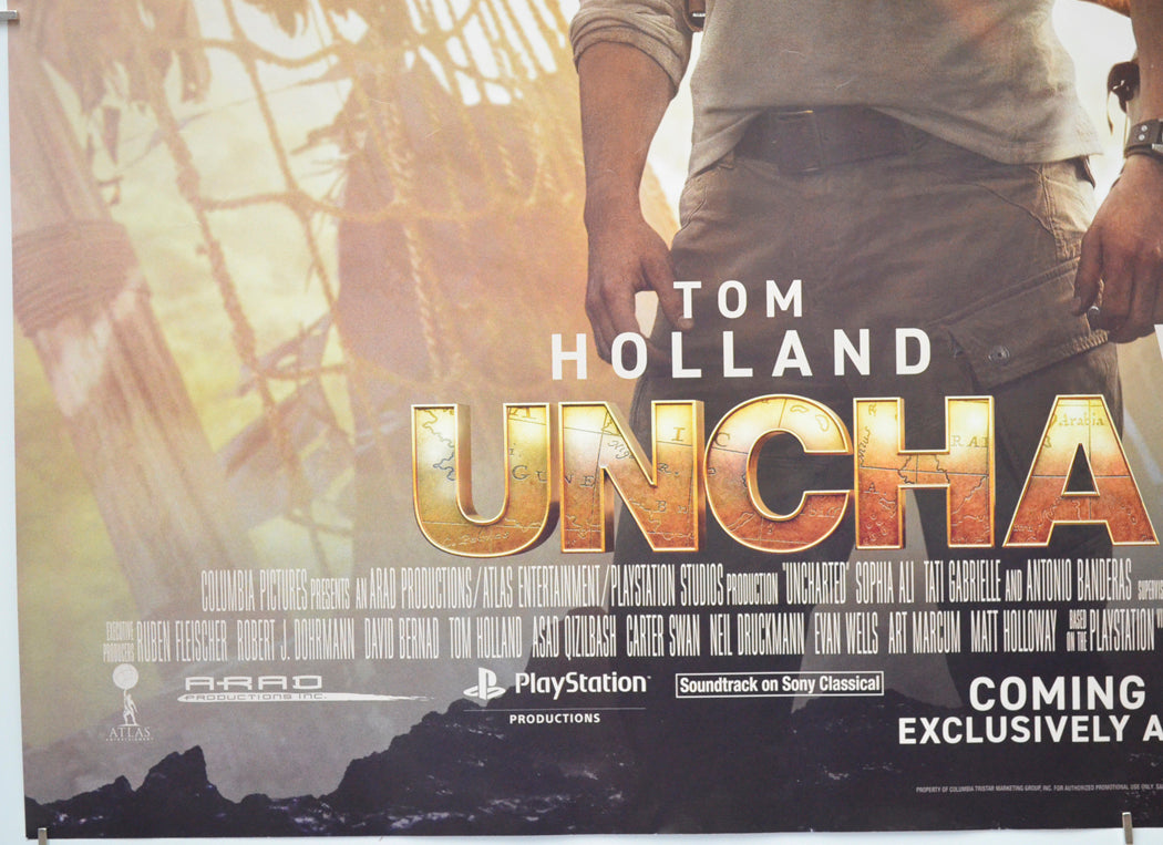 UNCHARTED (Bottom Left) Cinema Quad Movie Poster 