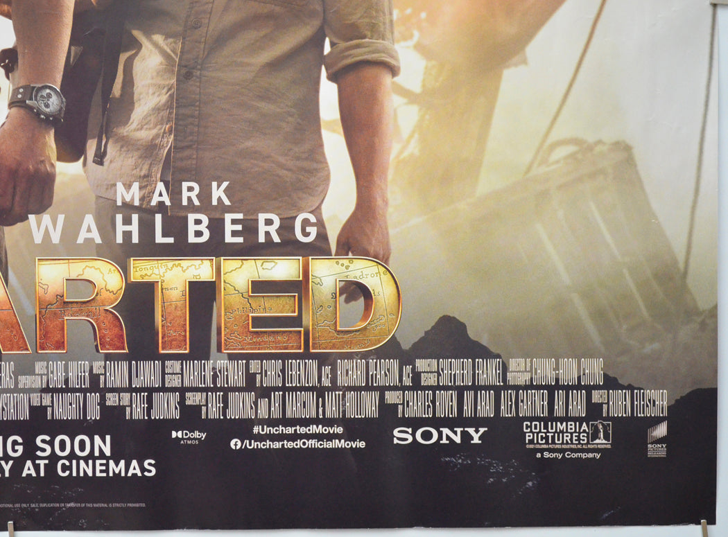 UNCHARTED (Bottom Right) Cinema Quad Movie Poster 