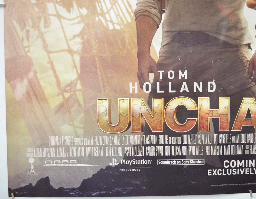 UNCHARTED (Bottom Left) Cinema Quad Movie Poster 