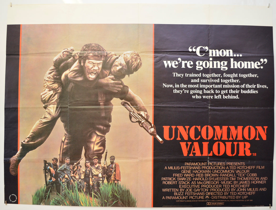 Uncommon Valour  Original Quad Poster - Film Poster - Movie Poster