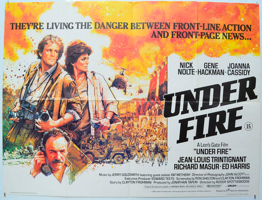 Under Fire Original Quad Poster - Film Poster - Movie Poster