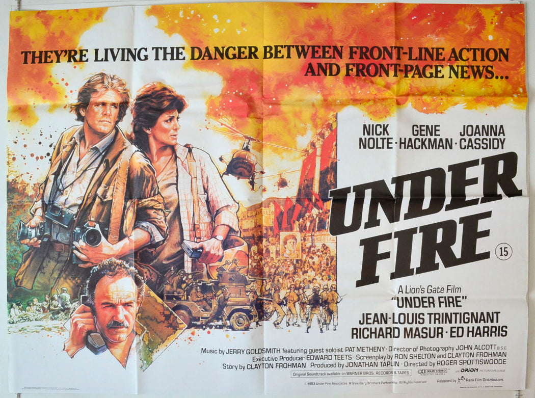 Under Fire Original British Quad Poster - Movie Poster