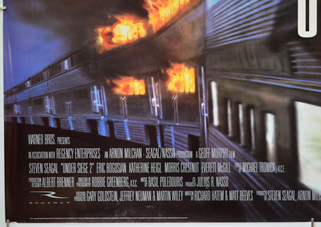 UNDER SIEGE 2 (Bottom Left) Cinema Quad Movie Poster 