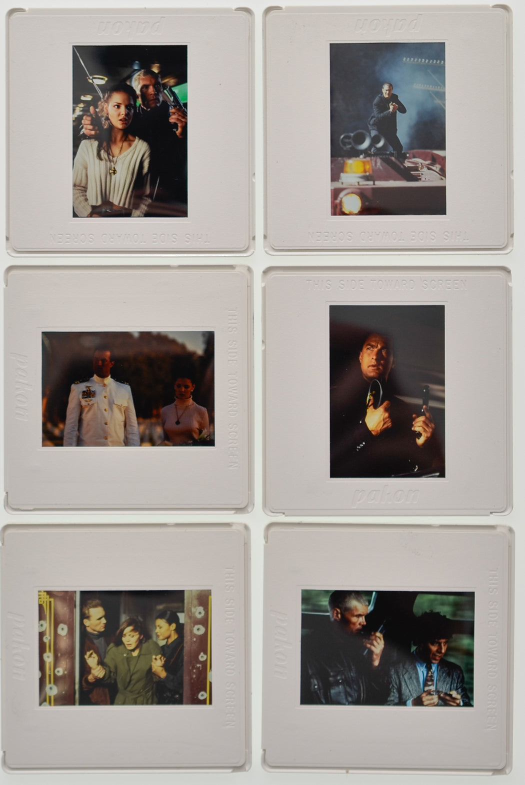 Under Siege 2 (Back of Slides) Original 35mm Slides - Cinema Press Slides