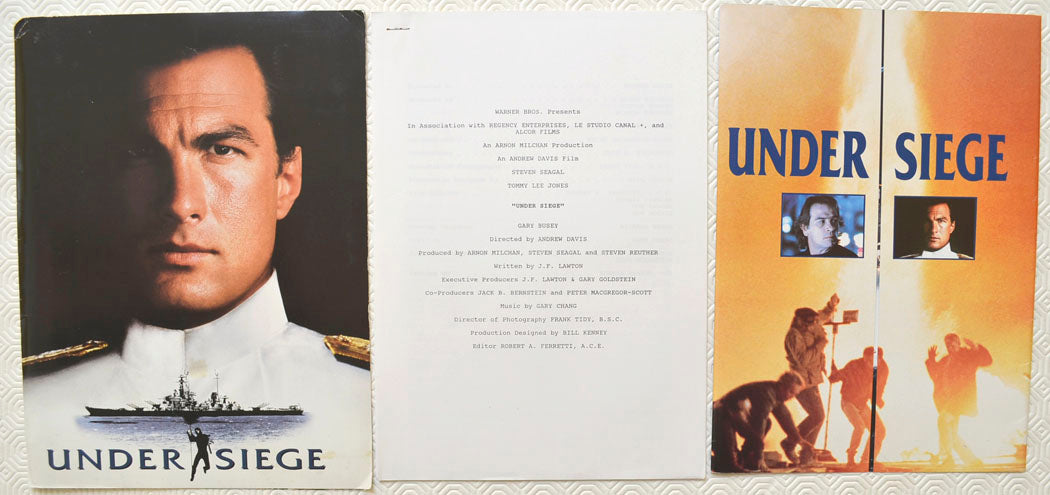 UNDER SIEGE Original Cinema Press Kit 