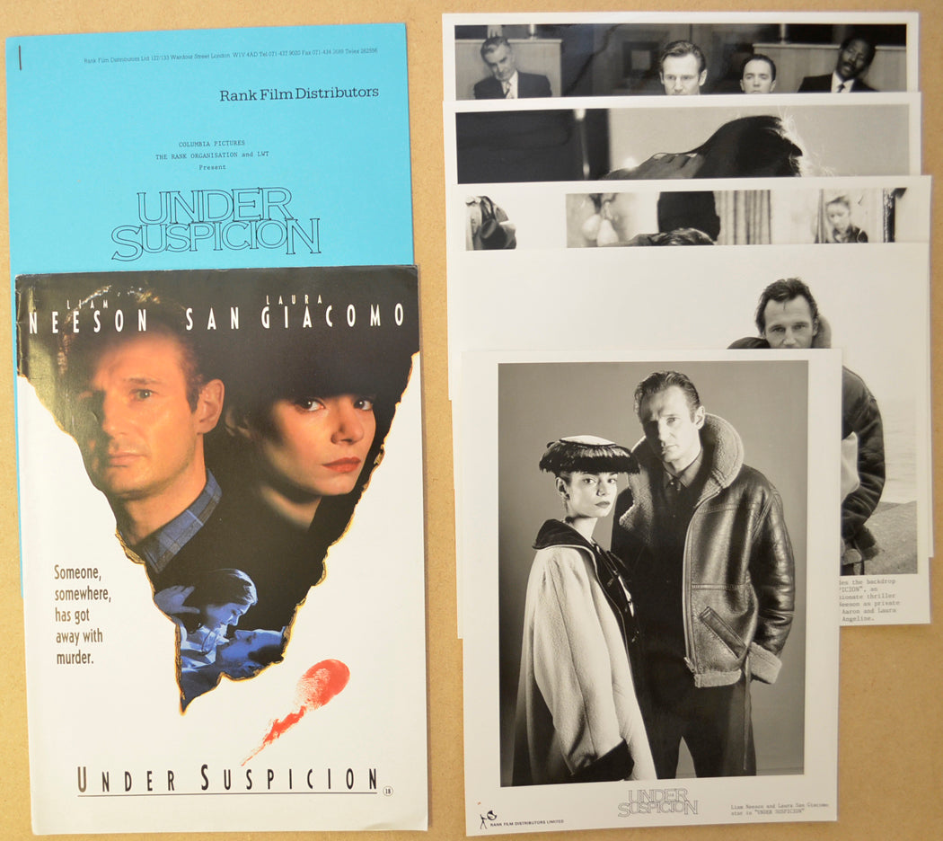 Under Suspicion Original Cinema Exhibitors Press Kit 