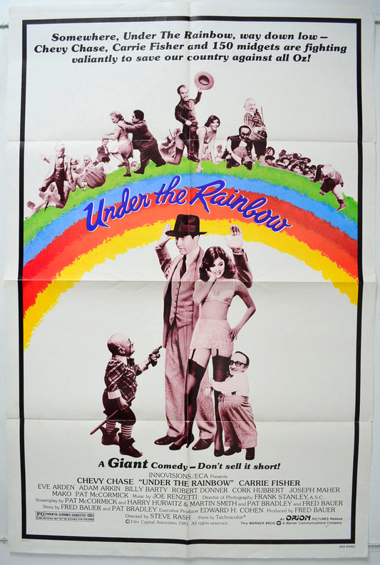 Under The Rainbow Original One Sheet Poster - Movie Poster