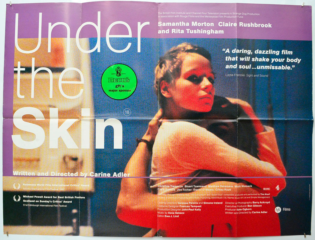 Under The Skin Original Quad Poster - Film Poster - Movie Poster