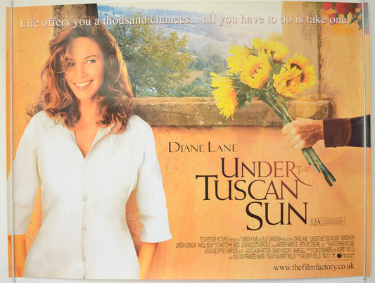 Under The Tuscan Sun  Original British Quad Poster - Film Poster - Movie Poster 