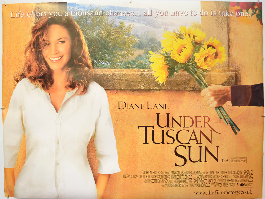 Under The Tuscan Sun Original Quad Poster - Film Poster - Movie Poster  