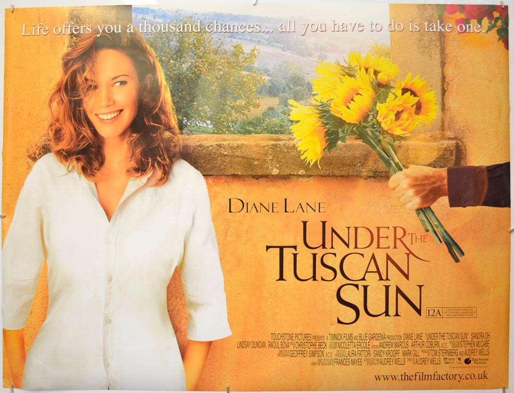 Under The Tuscan Sun Original Quad Poster - Film Poster - Movie Poster  