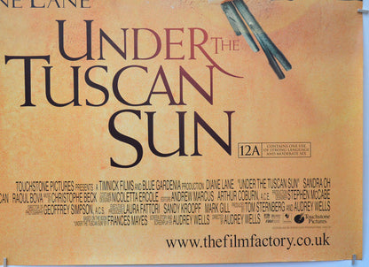 UNDER THE TUSCAN SUN (Bottom Right) Cinema Quad Movie Poster 