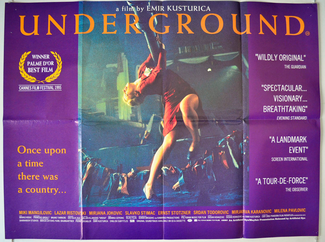 Underground Original British Quad Poster - Movie Poster