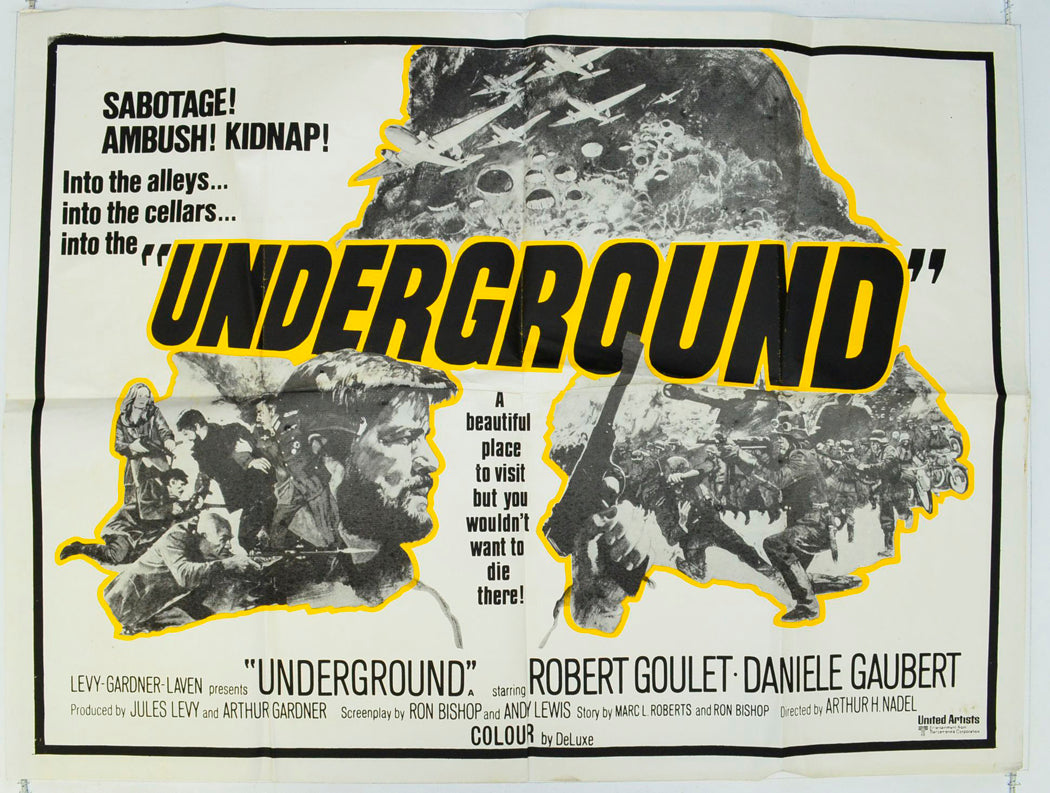 Underground  Original British Quad Poster - Film Poster - Movie Poster