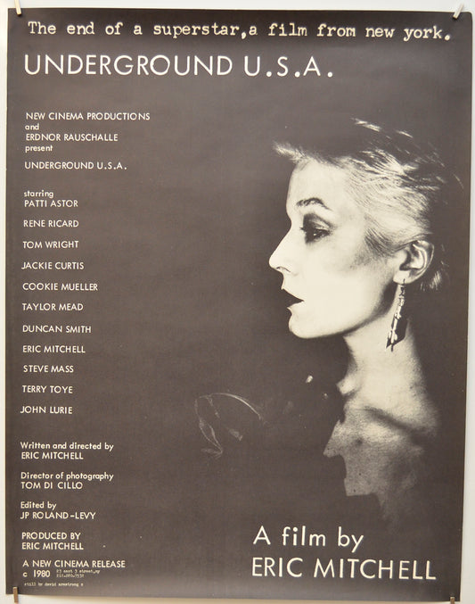 Underground U.S.A. Original Double Crown Poster - Film Poster - Movie Poster