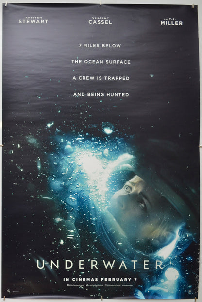 Underwater Original One Sheet Poster - Film Poster - Movie Poster  