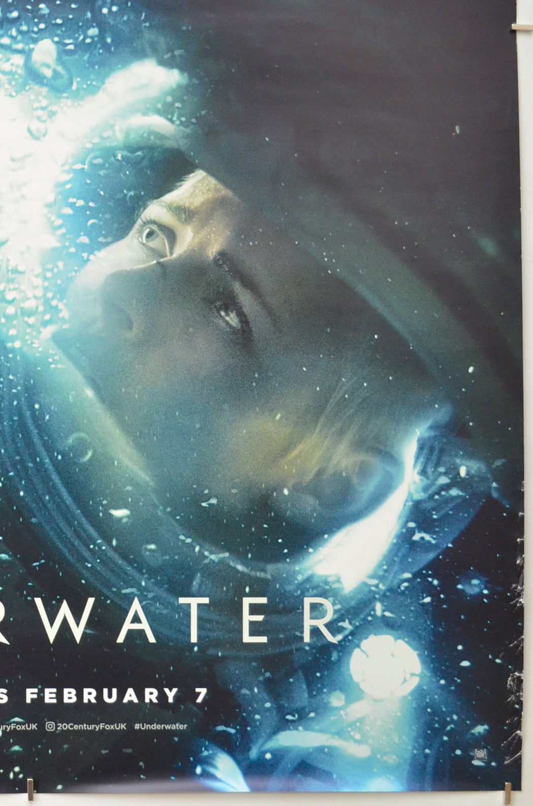 UNDERWATER (Bottom Right) Cinema One Sheet Movie Poster 