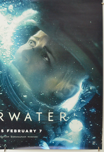 UNDERWATER (Bottom Right) Cinema One Sheet Movie Poster 