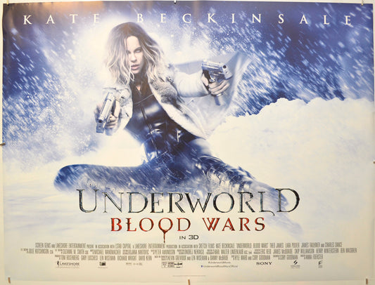 Underworld: Blood Wars Original Quad Poster - Film Poster - Movie Poster