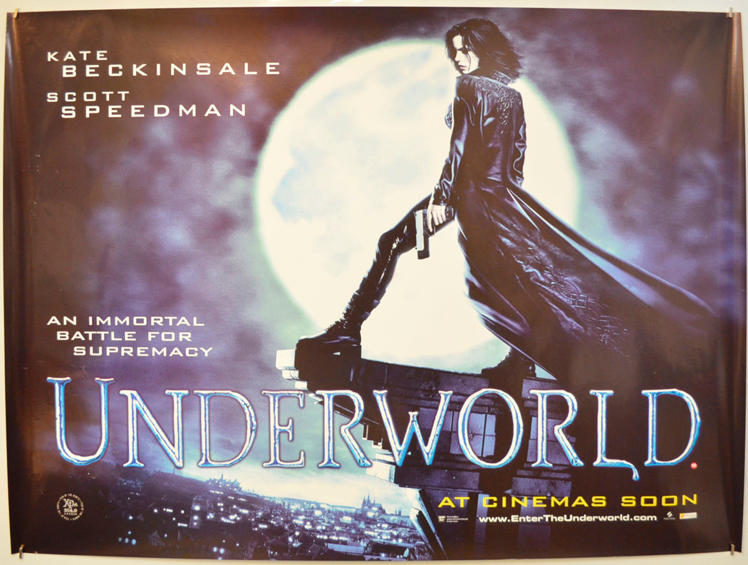 Underworld  (Teaser / Advance Version) Original Quad Poster - Film Poster - Movie Poster