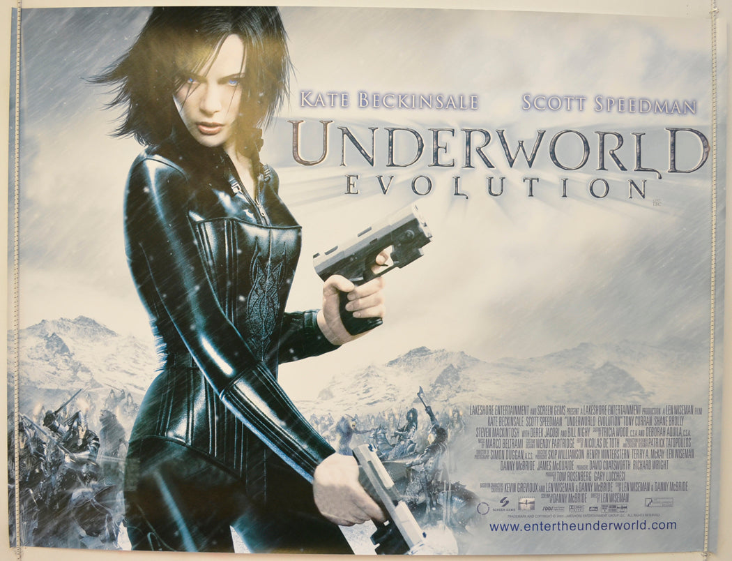 Underworld - Evolution  Original Quad Poster - Film Poster - Movie Poster 