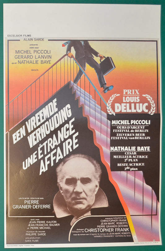 Une Etrange Affaire   (a.k.a. Strange Affair)   Original Belgian Poster - Film Poster - Movie Poster  