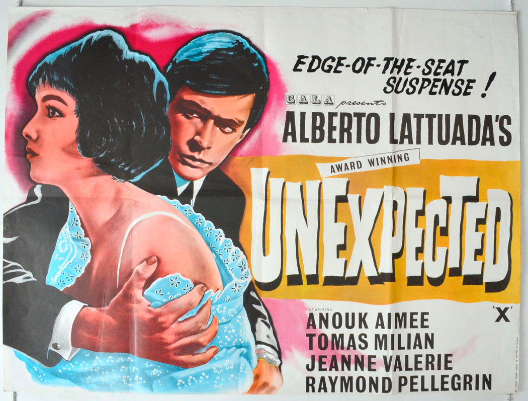 Unexpected  (a.k.a. L'imprevisto)   Original British Quad Poster - Movie Poster