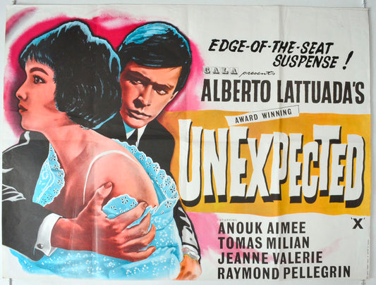 Unexpected  (a.k.a. L'imprevisto)   Original British Quad Poster - Movie Poster