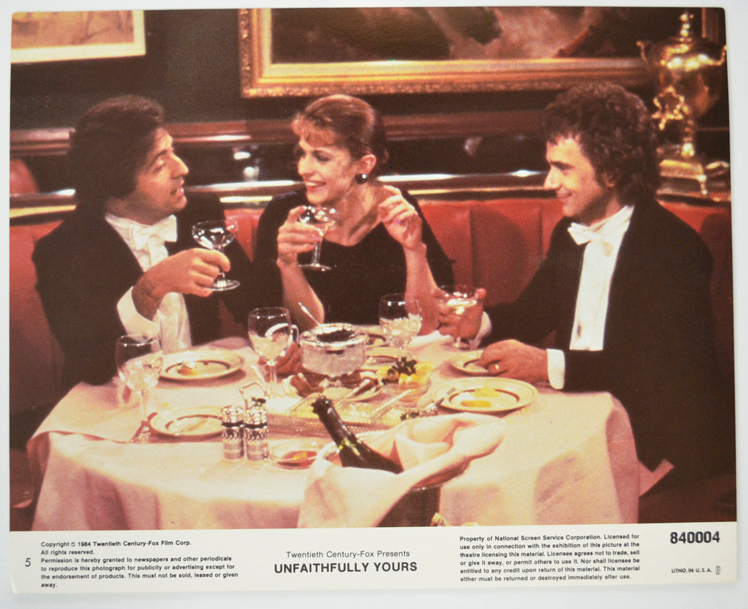 UNFAITHFULLY YOURS (Card 5) Cinema Colour FOH Stills / Lobby Cards 