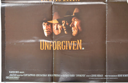 UNFORGIVEN (Bottom Left) Cinema Quad Movie Poster 