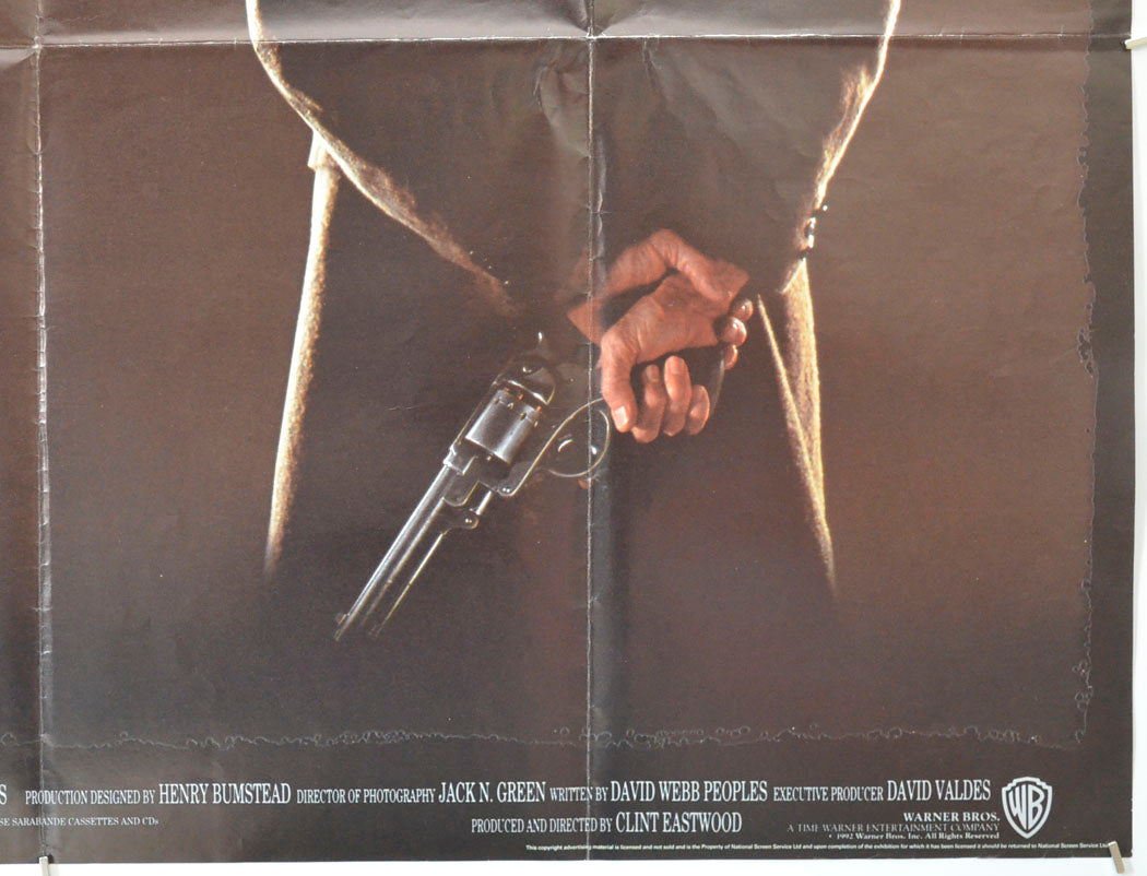 UNFORGIVEN (Bottom Right) Cinema Quad Movie Poster 