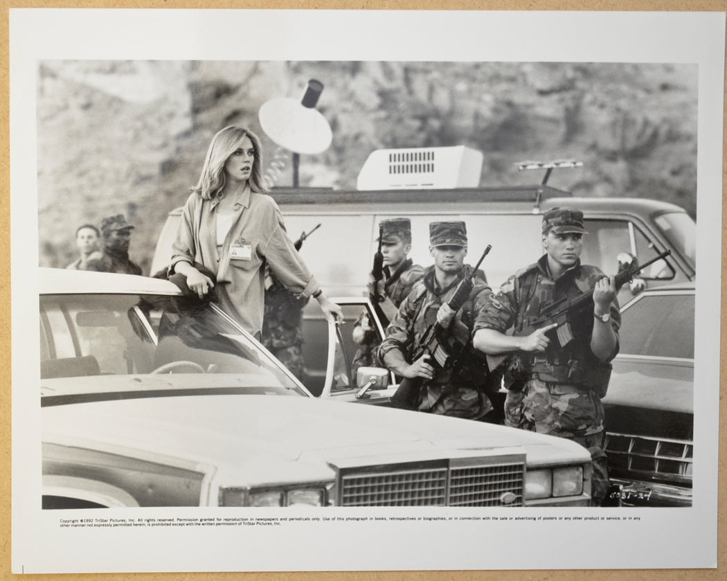 UNIVERSAL SOLDIER (Still 3) Cinema Black and White Press Stills 