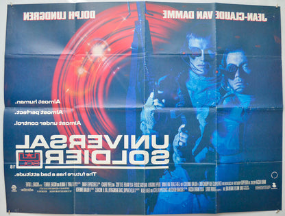 UNIVERSAL SOLDIER (Back) Cinema Quad Movie Poster 