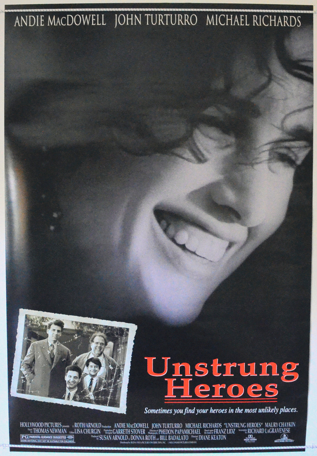 Unstrung Heroes  Original One Sheet Poster - Film Poster - Movie Poster 