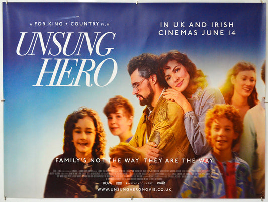 Unsung Hero - Original Quad Poster - Film Poster - Movie Poster