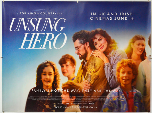 Unsung Hero - Original Quad Poster - Film Poster - Movie Poster