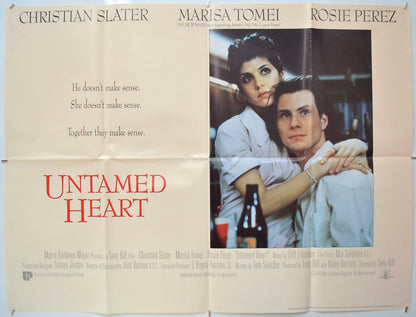 Untamed Heart  Original Quad Poster - Film Poster - Movie Poster