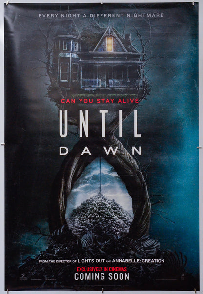 Until Dawn - Original One Sheet Poster - Film Poster - Movie Poster 