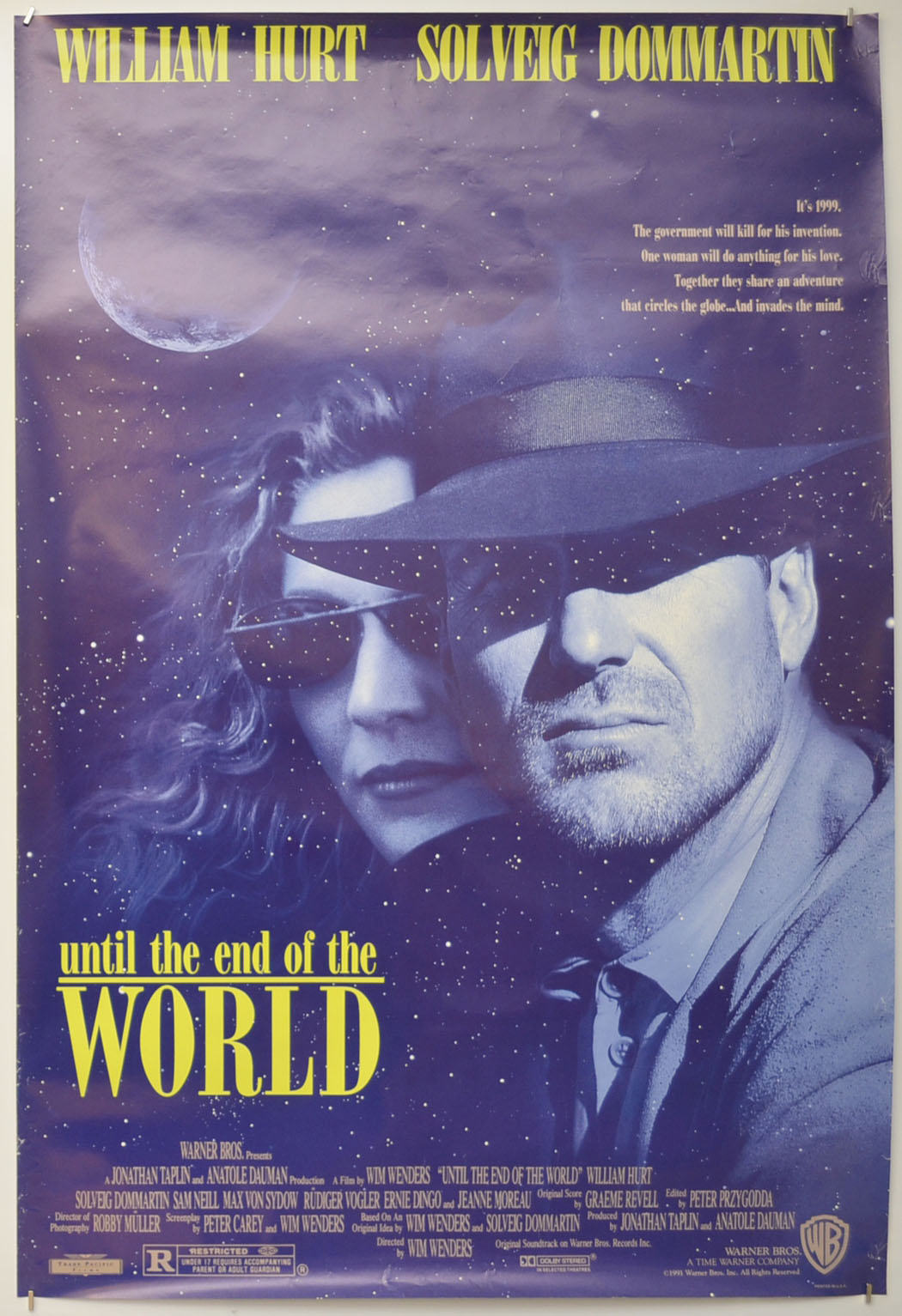 Until the End of the World (a.k.a. Bis ans Ende der Welt) Original One Sheet Poster - Film Poster - Movie Poster