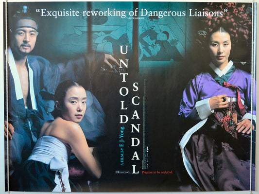 Untold Scandal  (a.k.a. Scandal - Joseon namnyeo)   Original British Quad Poster - Movie Poster