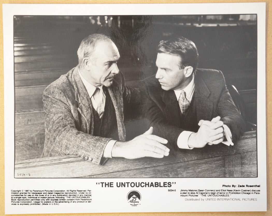 THE UNTOUCHABLES (Still 3) Cinema Black and White Press Stills 