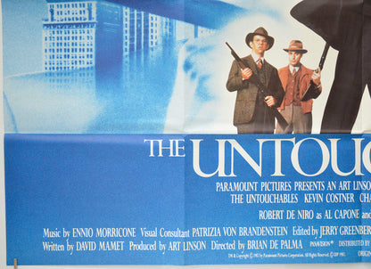 THE UNTOUCHABLES (Bottom Left) Cinema Quad Movie Poster 