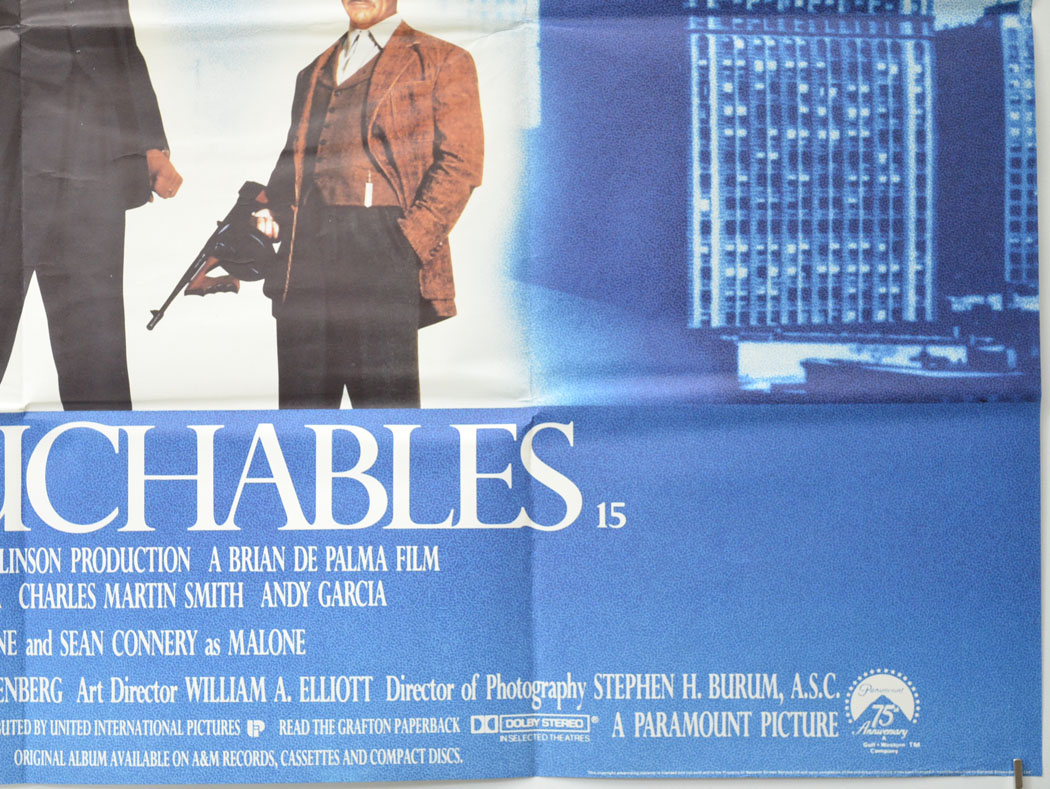 THE UNTOUCHABLES (Bottom Right) Cinema Quad Movie Poster 