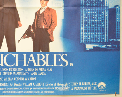 THE UNTOUCHABLES (Bottom Right) Cinema Quad Movie Poster 